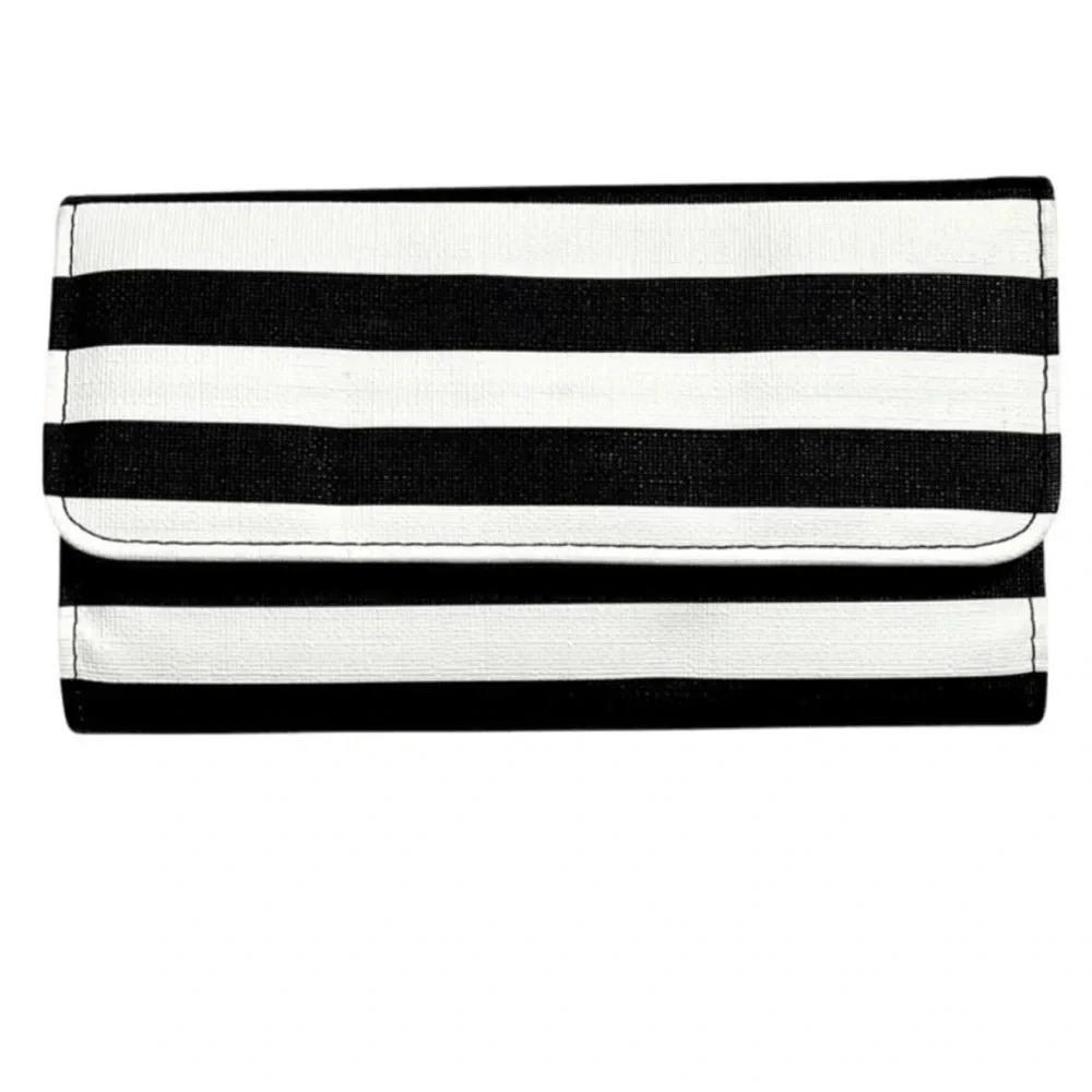 NWOT Kut From The Kloth Striped Tri-fold Wallet